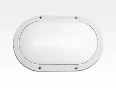 5W LED Wand/Deckenleuchte weiss oval Tageslicht Weiß / 6000-6500K 225lm 230VAC IP54 120Grad — Bild 5