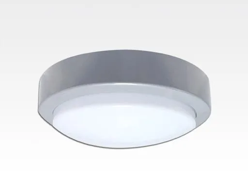 10W LED Wand/Deckenleuchte anthrazit rund Tageslicht Weiß / 6000-6500K 450lm 24VDC IP65 120Grad