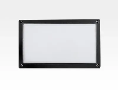 9W LED Wand/Deckenleuchte anthrazit rechteckig Warm Weiß / 2700-3200K 405lm 230VAC IP54 120Grad — Bild 5