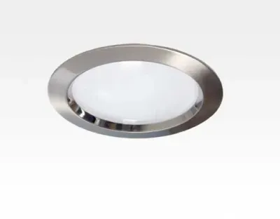 5W LED Einbau Downlight Edelstahl gebürstet rund dim.NeutralWeiß / 4000-4500K 320lm 230VAC IP40 120Grad