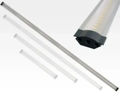 10W LED Lichtleiste 100cm 650lm Warm Weiß / 12VDC 100Grad