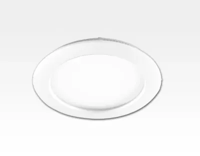6W LED Paneel weiss rund Warm Weiss dimmbar / D120mm 230VAC