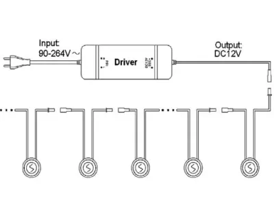 0,56W LED Outdoor Mini-Design Einbau Leuchte quadr. Warm Weiß / 5lm IP67 Easy Stecker 12VDC -Ausstellungsstück mit kleinen Schönheitsfehler — Bild 9