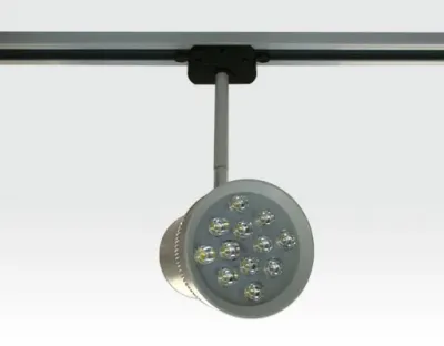 12W LED Schienen Leuchte für 3-Phasen Schienen / weiß Neutral Weiss 720lm 230VAC