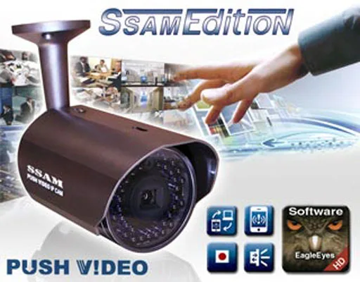 AVTECH AVN807ZA(EU)/F38 IP Aussen Kamera 3.8mm mit IR LEDs, Easy Plug&Play / SmartPhone PushVideo, IR15m