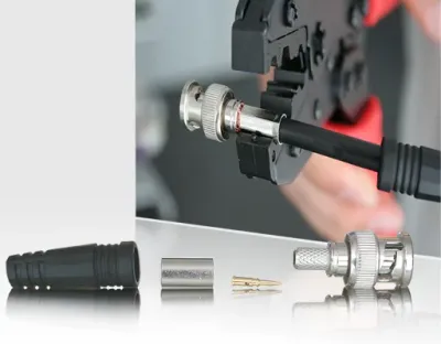 BNC Crimpstecker mit Knickschutz - VE 10 — Bild 2